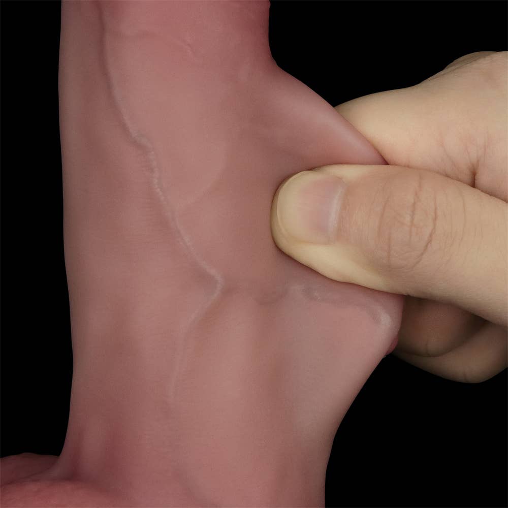 8'' Premium Dual-Layer Silicona Dildo Realistic Feel