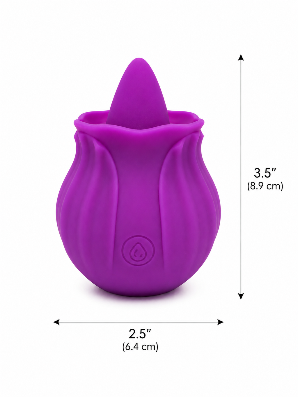 Rose Bloom Mini Massager-Rechargeable Silicone Personal Massager, Waterproof & Ultra Quiet USB Charging