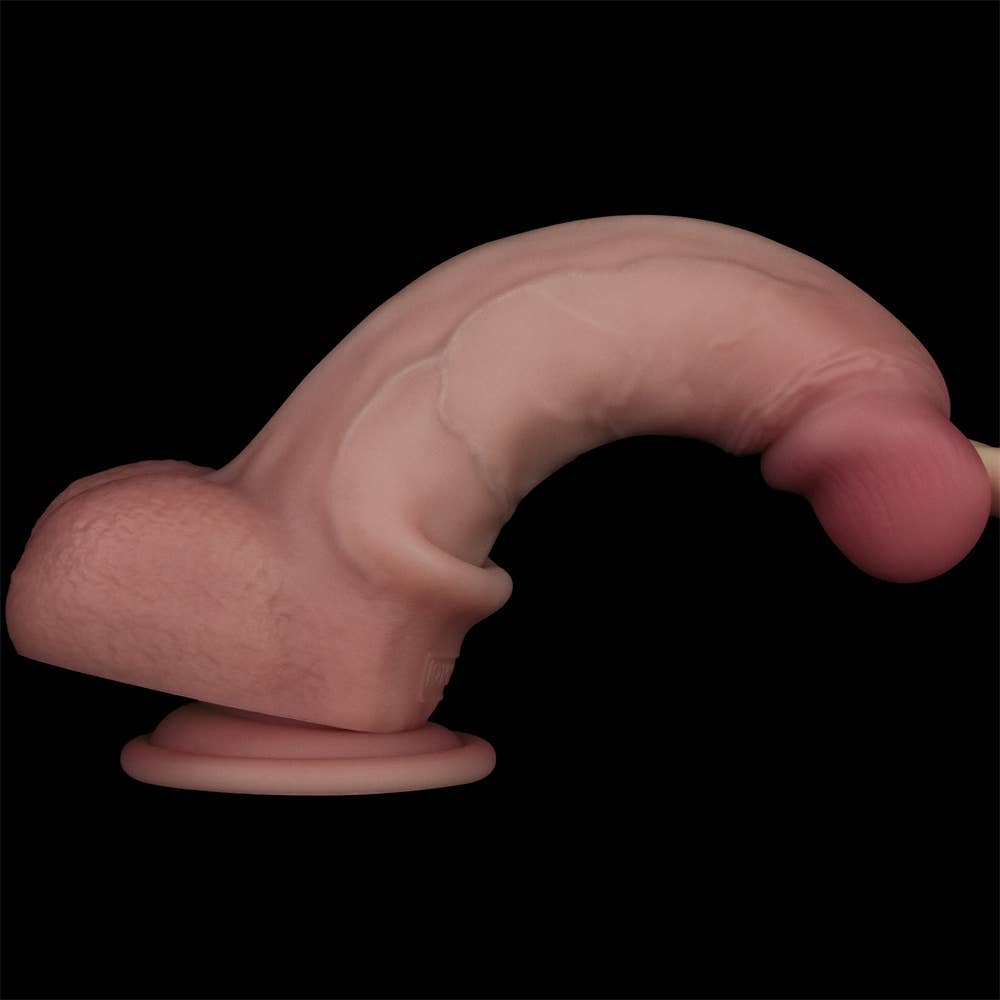 8'' Premium Dual-Layer Silicona Dildo Realistic Feel