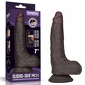 7'' Sliding Skin Pro II Dual Layer Silicone Dong (Black)